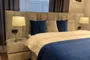 Кровать двуспальная мягкая HILTON с подъемным механизмом, мягкими панелями и тумбами, 140x200